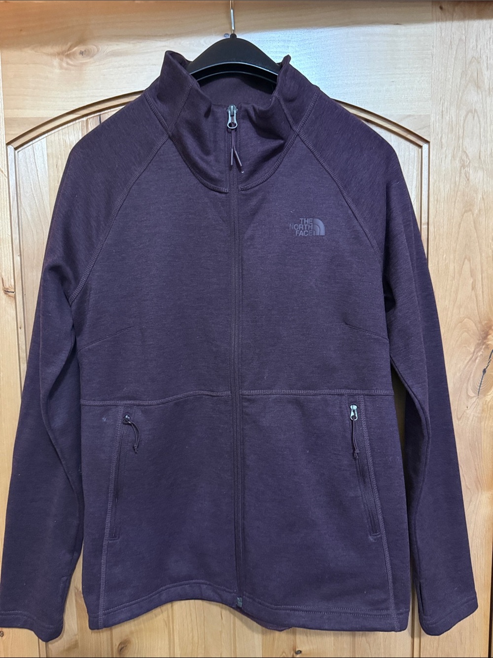 The North Face Dark Plum Zip-Up Fleece Jacket